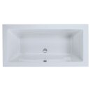 Schröder Rechteckwanne Lupor 190x80x49/66 cm weiß