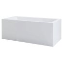 Schröder Rechteckwanne Lupor 180x80x49/66 cm weiß