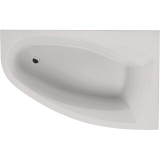 Schröder Raumsparwanne Silver 150x95x42,5 cm weiß Ausführung rechts