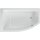 Schröder Raumsparwanne Flo links 150x85x45,5 cm weiß