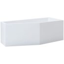 Schröder Raumsparwanne Lupor 170x75x44,5/60 cm...