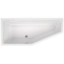 Schröder Raumsparwanne Lupor 170x75x44,5/60 cm links...
