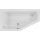 Schröder Raumsparwanne Lupor 160x90x49 cm links weiß