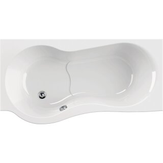 Schröder Kombiwanne Flora links 150x75/90x42 cm weiß
