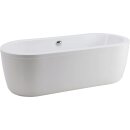 Schröder Ovalwanne Rhein 200x100x51/64 cm weiß...