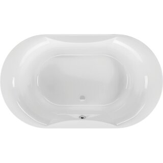 Schröder Ovalwanne Glorus 190x110x49,5 cm weiß