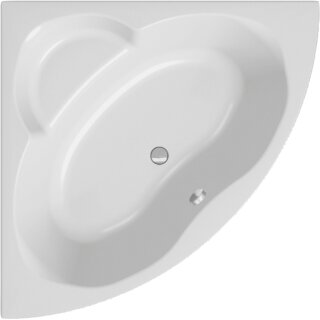 Schröder Eckwanne Apollo 120x120x42 cm weiß