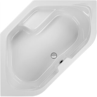 Schröder Eckwanne Melissa 2 142,5x142,5x44,5 cm weiß