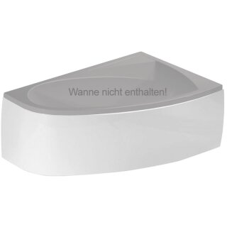 Schröder Schürze zur Raumsparwanne Silver 150 rechts weiß