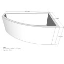 Schröder Badewannenträger für Silver 160...