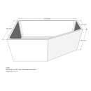Schröder Badewannenträger für Lupor 160x90...