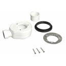 FLEXIA Duschwannensiphon, 90mm, DN40, schwarz