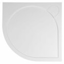 ARCA Gussmarmor-Duschwanne, Viertelkreis, 90x90x3 cm, R550