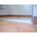 FLEXIA Gussmarmor-Duschwanne, 170x100x3,5cm