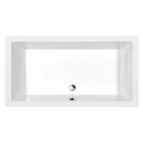 DEEP Rechteck-Duschwanne 160x75x26cm, tief, weiss mit...