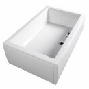 DEEP Rechteck-Duschwanne 110x75x26cm, tief, weiss mit...