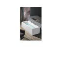 KVADRA Badewanne mit Rahmengestell 180x80x47cm, weiss