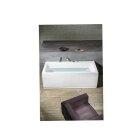 KVADRA Badewanne mit Rahmengestell 180x80x47cm, weiss