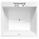 CAME Quadrat-Badewanne mit Rahmengestell 175x175x50cm, weiss