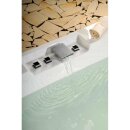 CAME Quadrat-Badewanne mit Rahmengestell 175x175x50cm, weiss