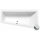 ANDRA R SLIM asymmetrische Badewanne 180x90x45cm, weiss