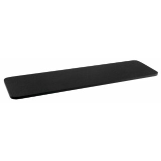 DELONIX Badewannenablage, 86x20 cm, schwarz
