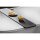 DELONIX Badewannenablage, 86x20 cm, schwarz