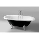 REGATA Freistehende Badewanne 175x85x61cm, Füsse...