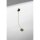 REGATA Freistehende Badewanne 175x85x61cm, Füsse bronze, schwarz/weiss
