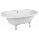 REGATA Freistehende Badewanne 175x85x61cm, Füsse...