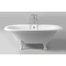 REGATA Freistehende Badewanne 175x85x61cm, Füsse...