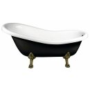 RETRO Freistehende Badewanne 158x73x72cm, Füsse...