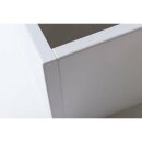 PLAIN 185 Frontschürze 185x59cm, links, weiss