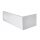 PLAIN 140 Frontschürze 140x59cm, links, weiss