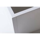 PLAIN 120 Frontschürze 120x59cm, links, weiss