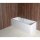 PLAIN 120 Frontschürze 120x59cm, links, weiss