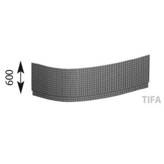 EVIA 160, rechts, befliesbare Badewannenschürze