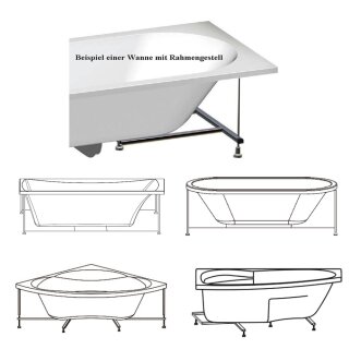 Rahmengestell zu Badewanne Marlene 180