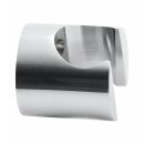 Brausehalter, rund, Chrom