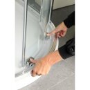 EASY LINE Duschabtrennung viertelkreis 900x800mm, links/rechts