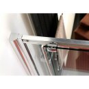 EASY LINE Duschabtrennung viertelkreis 900x800mm, links/rechts