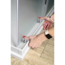 ALAIN Duschabtrennung Quadrat, 900x900mm, Glas BRICK