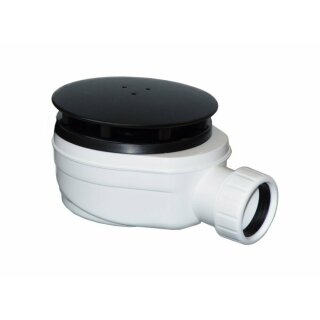Duschwannensiphon 90mm, schwarz matt