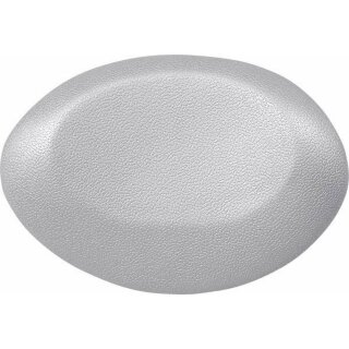 UFO Wannenkissen 25x18cm, silber