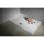 ACORA Mineralguss-Duschwanne, 120x90x3,5cm Rechteck, weiss, Steindekor