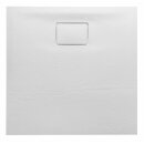 ACORA Mineralguss-Duschwanne,Quadrat 80x80x3,5cm, weiss...