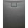 ACORA Mineralguss-Duschwanne 100x80x3,5cm Rechteck, grau, Steindekor