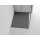 ACORA Mineralguss-Duschwanne 100x80x3,5cm Rechteck, grau, Steindekor