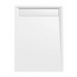 VARESA Duschwanne 120x90x4cm mit Rinnenabdeckung