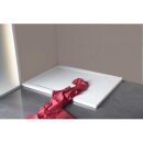 VARESA Duschwanne 120x80x4cm mit Rinnenabdeckung